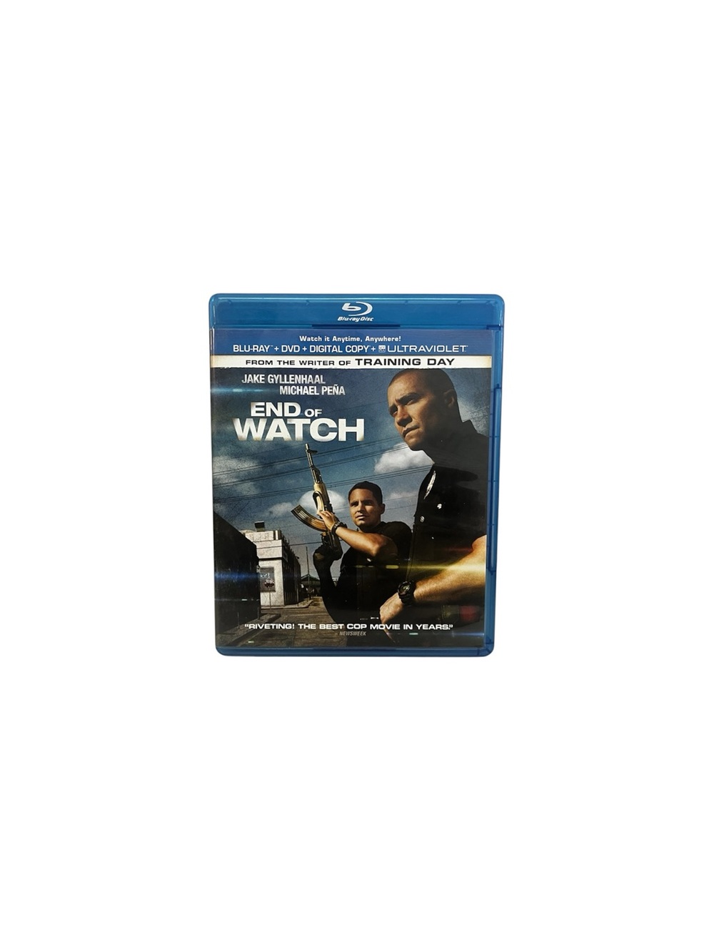 End of Watch (Blu-ray + DVD + Digital Ultraviolet, 2013) W/ Insert